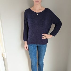 Cotton knit sweater